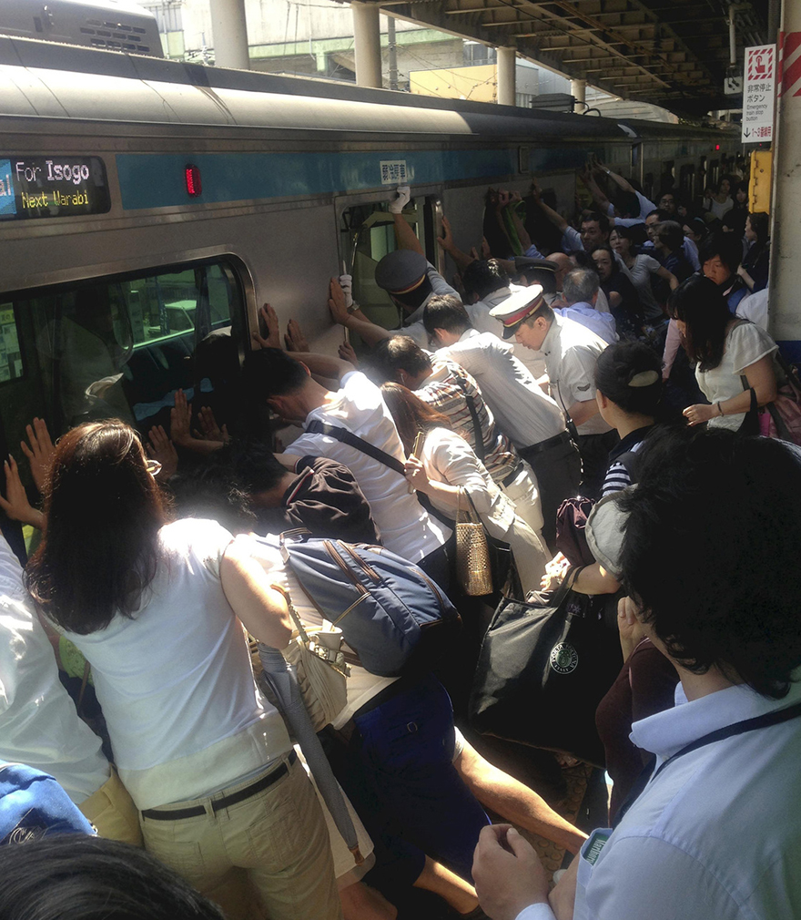 Strength in Numbers: Japanese Train Platform Rescue Woman