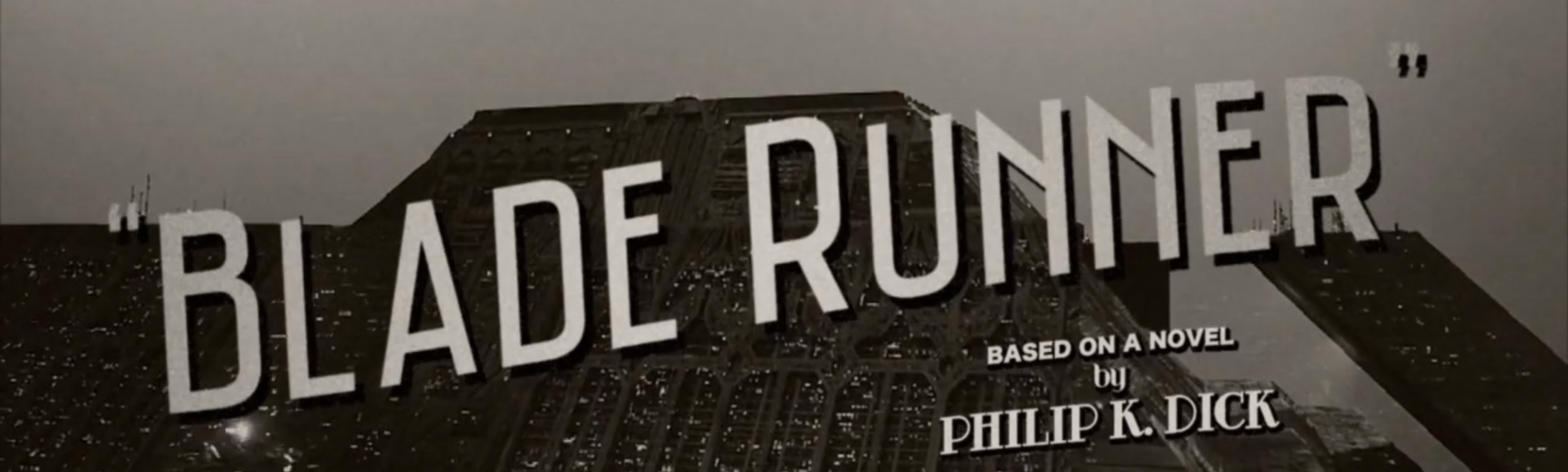 Blade Runner: Film Noir remake